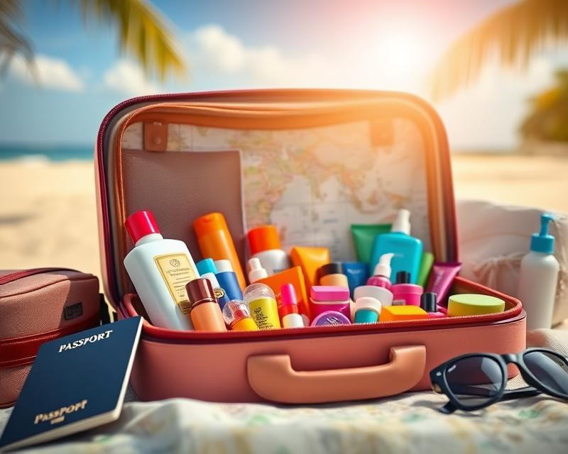 Mini kosmetyki podróżne – jak spakować i co zabrać na wyjazd?