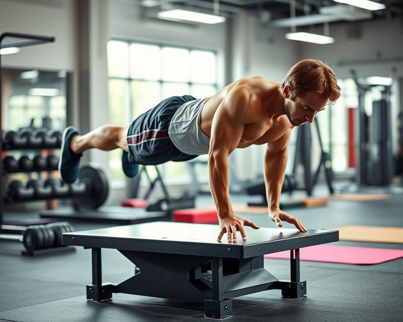 Pompki z nogami na podwyższeniu – technika i korzyści dla treningu