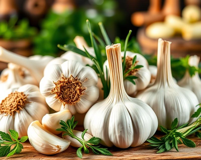 Czosnek biały: właściwości zdrowotne i smakowe naturalnego antybiotyku