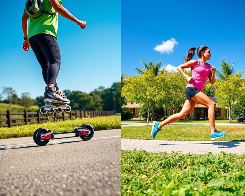 Rolki czy bieganie? Porównanie aktywności dla zdrowia i mięśni